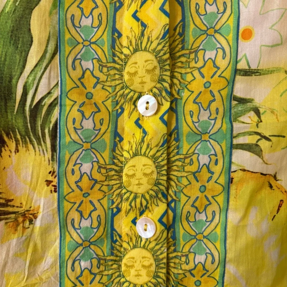 SOLD-Calypso St. Barth blouse - Picture 3 of 8